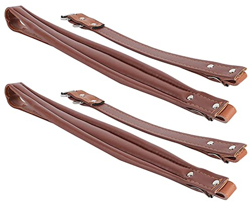 Cinghie per fisarmonica, kit cinturino per fisarmonica regolabile marrone in pelle PU morbida e confortevole per fisarmonica 16-120 bassi