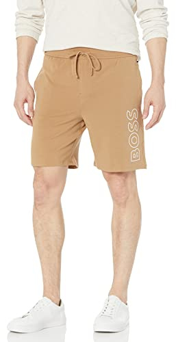 Boss Identity Lounge Shorts Pantalones Cortos, Beige Mediano, S para Hombre