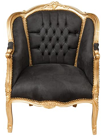 Biscottini Poltrona barocca 82x55x65 cm | Sedie luigi XVI | Poltrone salotto stile francese