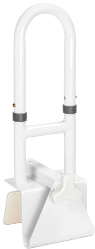 HEPO Bathtub Safety Rail for Elderly, Bathtub Grab Bars with Non-Slip