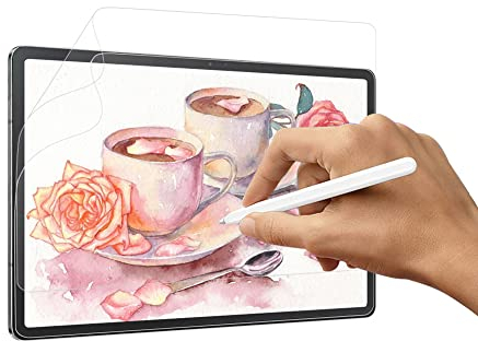 2 Stück Papier Schutzfolie für Samsung Galaxy Tab S10 Plus/S9 Plus/S7 FE/S7 Plus/S8 Plus 12,4 Zoll, Matte Papierfolie Displayfolie zum Zeichnen, Schreiben und Notizen Machen wie auf Papier