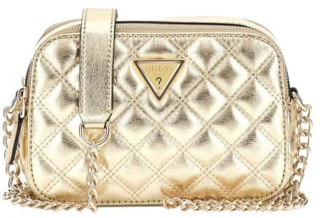 GUESS Femme Giully Camera Sac pour Appareil Photo, dor, Taille Unique