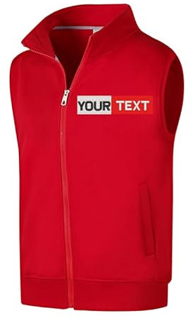 Chaleco de forro polar personalizado para mujeres y hombres, chaleco de forro polar con logotipo y texto bordado personalizado para mujer, chaquetas de forro polar para mujeres y hombres con