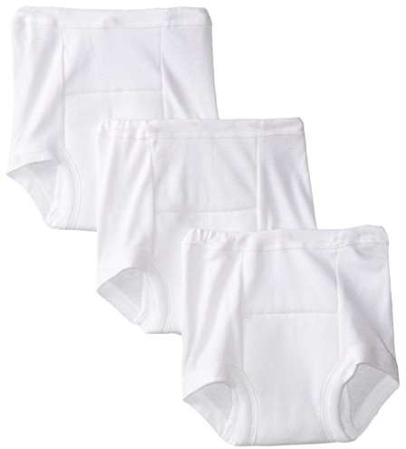 Gerber Unisex Baby 3 Pack Training Pant,White,3T