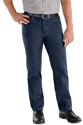 Red Kap Men's Classic Rigid Jean, Rigid Denim, 32W x 30L
