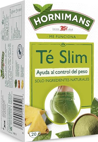 Hornimans Té Slim con Té Matcha | Ingredientes 100% Naturales | 20 bolsitas | Con Teína