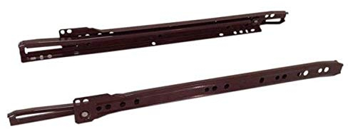 Schubladenschienen Braun 35 cm lang Teilauszüge aus Stahl