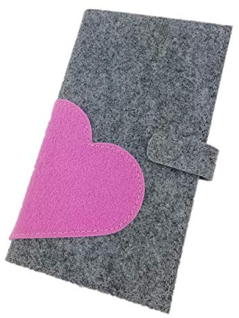 Case Protective Case Cover Felt Bag for Austrian Maternity Passport Maternity Passport Case (Pink, Austrian Version)