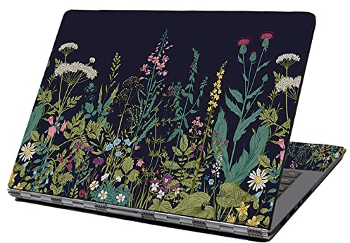 Laptop Skin Aufkleber Aufkleber 13 13,3 14 15 15,4 15,6 Zoll Laptop Vinyl Skin Sticker Cover Art Decal Protector Notebook PC (Blume)