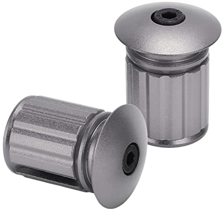 BORDSTRACT Universal Bike Bar End Plugs | 18-20mm 1Pr | Aluminum Alloy