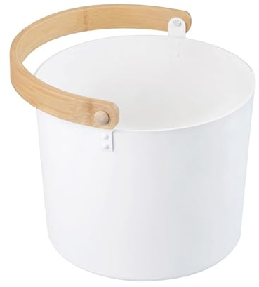 Secchio da sauna - Secchio da sauna, kit di per sauna Hammam Spa | Kit di per sauna, lussuoso secchio da sauna finlandese, secchio da sauna in alluminio con cucchiai a manico lungo