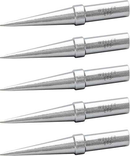 Weller T0054104699 5-tlg. ET-Lötspitzen-Set für WE1010 Lötstation – Echte Weller Spitzen
