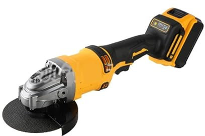 Cordless Angle Grinder Compatible with 18V/20V Battery, 11000RPM Brushless Motor, 3 Speed Control, 125mm Angle Grinder Tool for Cutting Grinding Polishing Rust Removal (Bodyl Only)