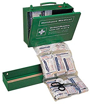 Wandhalterung für Stahl-Betriebsverbandkasten groß, DIN13169