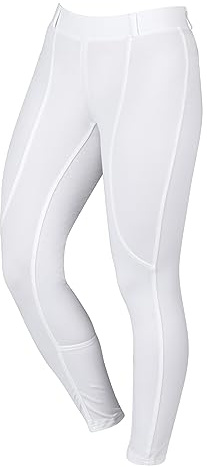 Dublin Performance Cool-It Gel Riding Tights, White, Childs 12/25