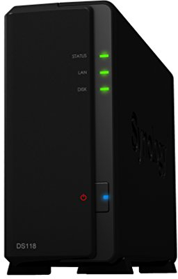 Synology DS118 4 TB (1 x 4 TB WD RED) 1 Bay Desktop NAS Unit