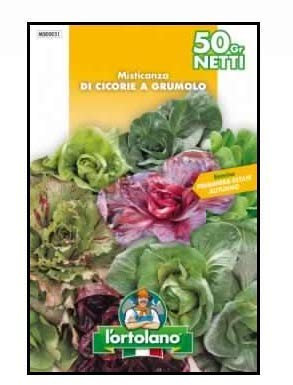 Misticanza cicorie a grumolo 50 gr. L'Ortolano