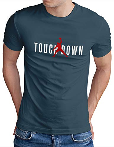 OM3® Touchdown T-shirt | Män | USA Sports American Football Shirt | S – 4XL