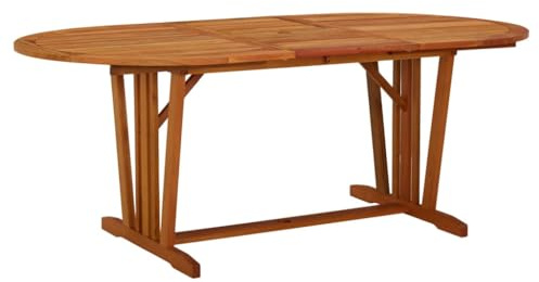 vidaXL Table de Jardin 200x100x75 cm Bois d'eucalyptus Solide