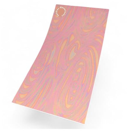 Sandras-Bastelladen - Irisierend - Kerzen Verzierwachsplatte - 200 x 100 x 0,5mm Rosa