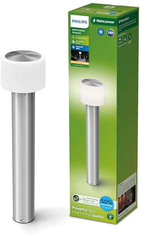 Philips Otis UltraEfficient Outdoor Pedestal Light 2700K 800lm INOX, Anthracite