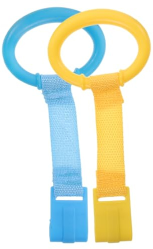 Anelli Sospesi per Lettino Bebè 4 Pezzi in Pp e Nylon