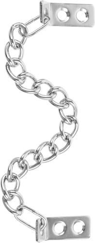 KOMBIUDA Cadena de Seguridad Metálica para Puertas Resistente y Fácil de Instalar Antirrobo para Armarios Muebles de Cocina y Puertas de Mostrador Diseño Duradero y Práctico