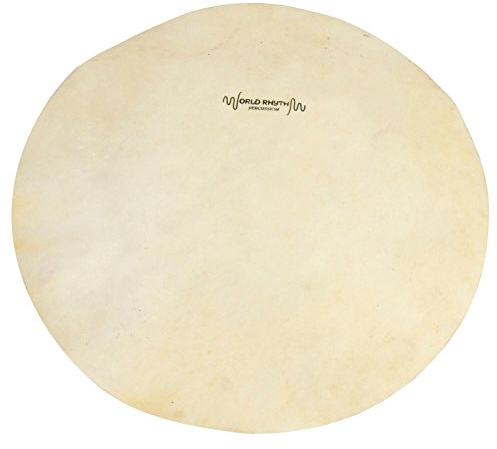 World Rhythm Peau de chèvre blanche pour djembé Jembé 22,9 cm