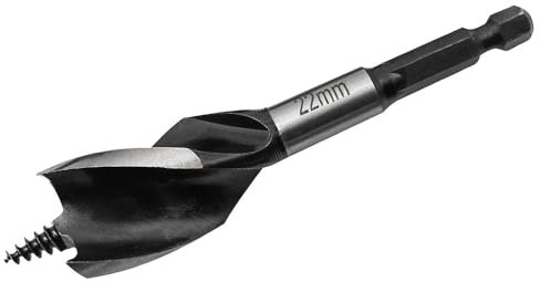 Faithfull FAITPAS22 Tri-Point Speed Auger Bit 22mm Stubby