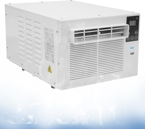 ZephyrGlow Aire Acondicionado Portátil para Coche y Tienda de Campaña, Tecnología Silenciosa con Filtro Lavable, Ideal para Viajes Largos