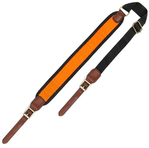 GUGULUZA Vadderad gevärrem gevär med två läderspetsar gun sling-strap