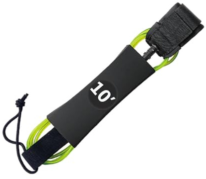 AMSLSIU Correa de Surf, Correa de Tobillo para Tabla Paddle Surf, Cuerda sujeción Segura, cordón elástico Duradero para Longboard, Tabla Corta, Deportes acuáticos,