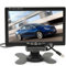 CoCar 7 Zoll Auto PKW LKW Monitor TFT LCD Bildschirm Screen 12-24V für Rückfahrsystem Rückfahrkamera CCTV 2 RCA Kanal Sonnenschirm 800x480 HD Dash Ständer