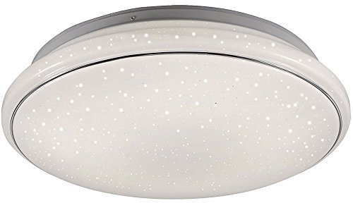 LeuchtenDirekt Watt LED Decken Wohnraum Lampe Sternen Himmel Effekt Strahler rund 14364-16 Silber