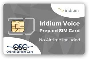 Tarjeta SIM Prepago OSAT para Iridium Extreme 9575, 9555, 9505A, GO! - Activación en Línea y Recargas - Sin Tarifa de Activación o Mensual