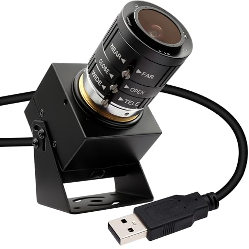 SVPRO 1080P 120fps Hochgeschwindigkeits-USB-Kamera, 12 Megapixel, 4K Glof Swing Webcam, manueller Fokus mit 3-fachem optischem Zoom, industrielle Lightburn-Cam, UVC-Plug-and-Play, für Computer, Laptop