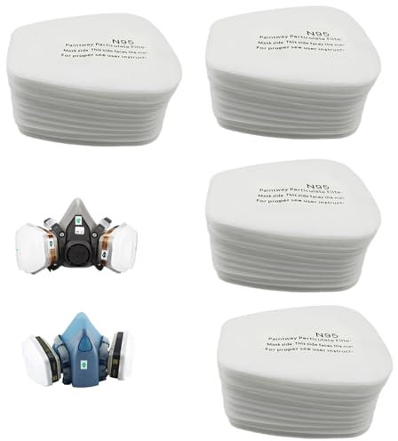 40 filtri respiratori, 5n11cn filtro ovatta per maschera antipolvere 6000 6100 6200 6800 7501 7502, filtro antipolvere per maschera antipolvere