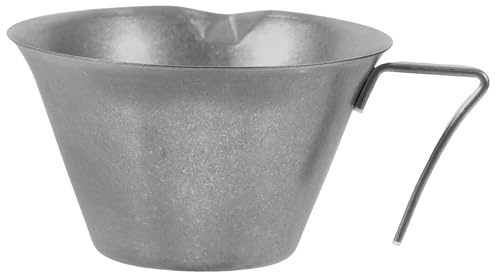 jojofuny Brocca Dosatrice Espresso in Acciaio Resistente al Calore con Scala Graduata Tazza Misurino Compatta e Leggera per Estrazione Precisa del Caffè per Casa e Viaggio Colore Vintage