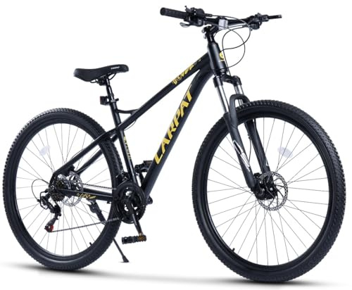 Generisk mountainbike 29 tums hård tail med 21-växlad krets – aluminium MTB med fjädringsgaffel och skivbromsar – terrängcykel för vuxna (175–190 cm) – 85 % förmonterad