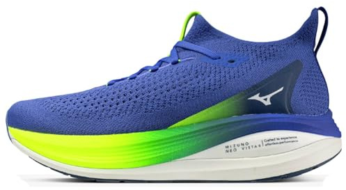 Mizuno Neo Vista 2 Men's Running Shoes, Dazzling Blue/White/Lightning - 8.5 UK