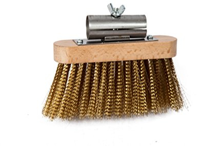 FALCI 249964 – 91 Bürste drehbar-Ofen für entfernen Asche, 13 x 3.2 cm, grau