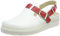 Berkemann Tec-Pro-Iver Arbeitsclogs Unisex-Erwachsene, Weiß (Weiß/Rot), 46 EU