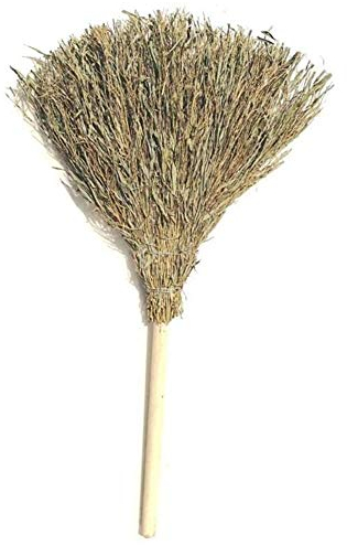JYCCH Schneebesen, Strohbesen Kehrhof Staubdicht Arbeitssparend Große Reinigungsfläche Massivholzgriff Handgemacht agh (Color : Natural, Size : 100x45cm) (Natural 100x45cm)