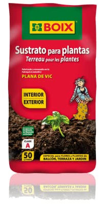 Sustrato para Flores y Plantas de Interior y Exterior. Saco 50l.