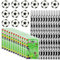 12 Stück Fußball Mitgebsel Bleistifte und 12 Stück Kunststoff Fußball Radiergummi 12 Stück Flipperspiel Fußball Spielfeld Fussball Deko Geburtstag Kinder Bleistifte mit Radiergummi für Schule