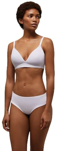 YSABEL MORA Sujetador Triángulo Sin Aro con Relleno Algodón Orgánico Comodidad y Sostenibilidad Diseño Minimalista y Natural Certificado Gots Ajuste Confortable