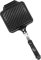 NAMOARLY Sandwichpfanne Nicht -stiak -pfanne Brotdoseneinlagen Pfannkuchenbäcker Sandwich-toaster Kochgeschirr Braten Brotschale Mini-pfannkuchenmacher Roti-herstellungsmaschine Black Eisen