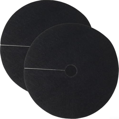 Mulching Discs 12 Non Woven Fabric Mats for Effective Control in Gardens (32cm)