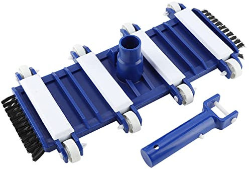 Yosoo Health Gear Heavy Duty Pool Vacuum Head, Concrete Pool Cleaner Flexible Pond Vacuum Head with Side Cleaning Brushes