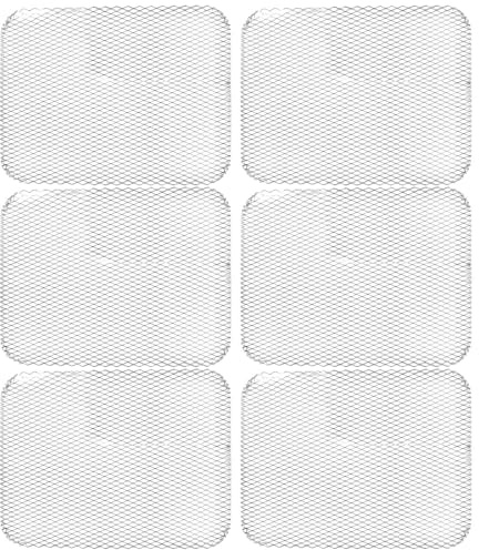 CIYODO 10 Piezas de Barbacoa Desechable de Aluminio Parrillas para Asar al Aire Superficie Antiadherente para Cocción Uniforme y Repetido